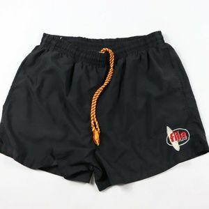 Vintage Fila Extreme Spell Out Swim Trunks Shorts